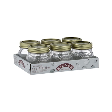 Kilner Kilner Regular Mouth Canning Jar 8.5 oz 6 pk 0025.040U